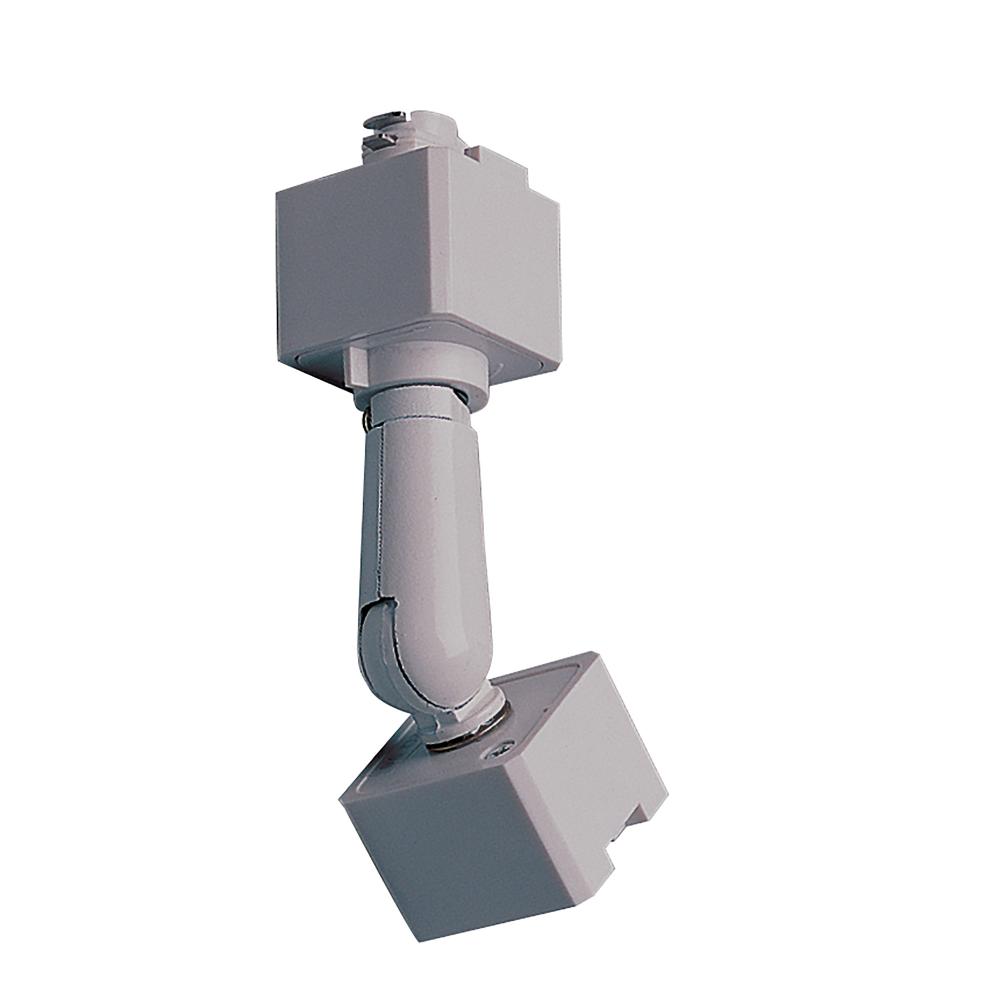 Sloped Track Head Adapter for H-Style Track Systems, Silver Finish