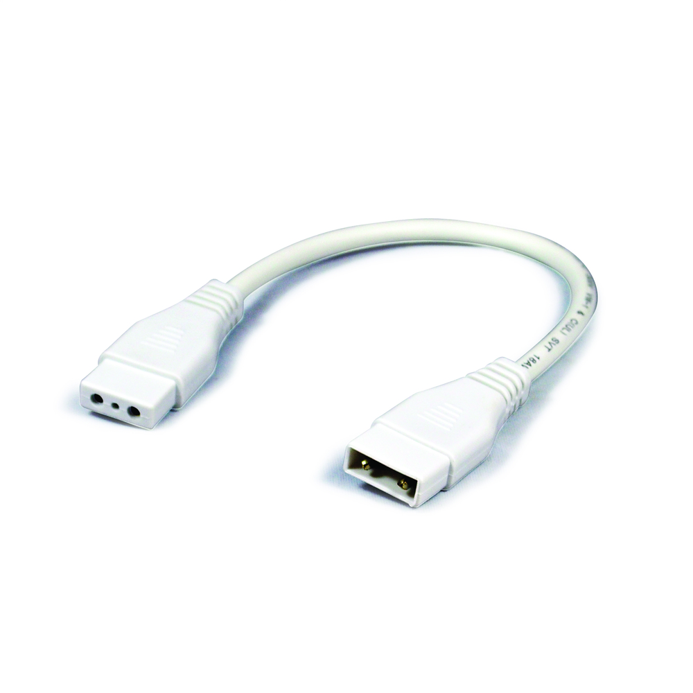 12" Jumper Cable for NUD-68, White Finish