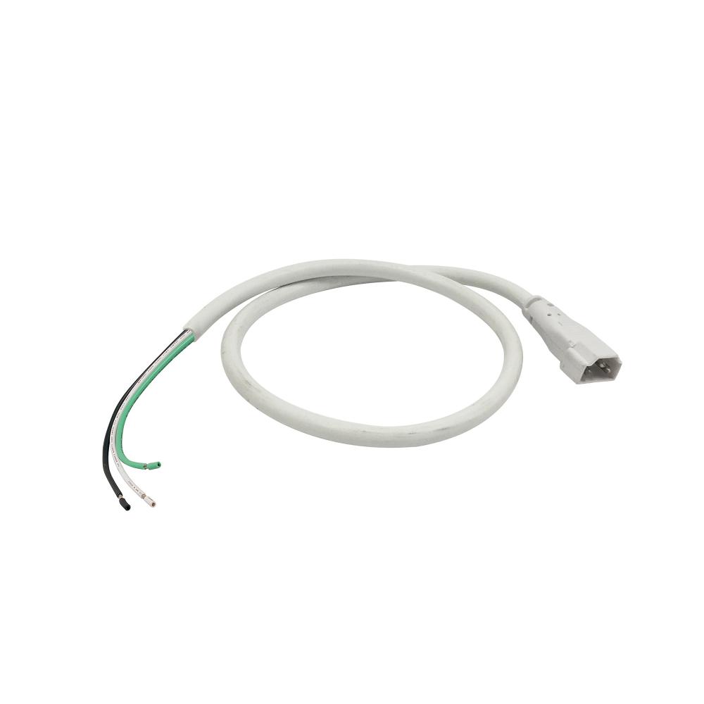 72" Hardwire Power Cord for NUDTW-98, White Finish