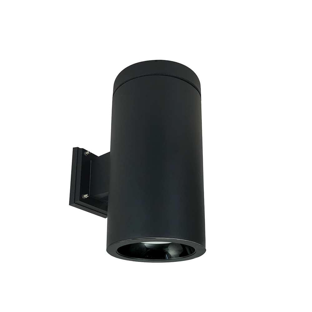 6" Cobalt Wall Mount Cylinder, Black, 1000L, 4000K, Black/Black Reflector, 120V Triac/ELV/0-10V