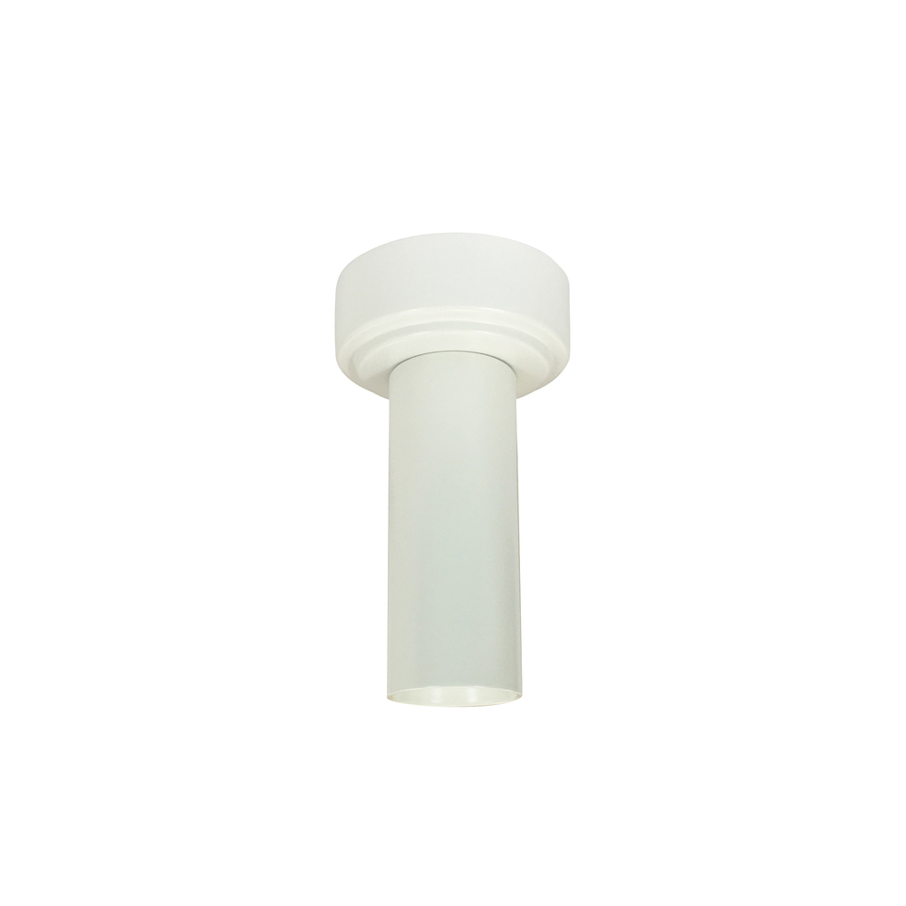 2" iLENE 12" Stem Mount Mini Cylinder, 1000lm, 15W, 3500K, White, 120V Triac/ELV Dimming