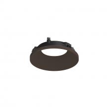 Nora NAPT-3RDNBZ/FL - 3" Apollo Round Flangeless Downlight Trim with Frosted Lens, Bronze Finish
