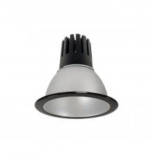 Nora NC3-61L330FHZB - 6" Sapphire III Round Open Reflector, 2500lm, 3000K, Flood Optic, Haze Reflector/Black Flange