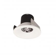 Nora NIOB-2RNB27QWW - 2" Iolite LED Round Bullnose, 10-Degree Optic, 850lm / 12W, 2700K, White Finish