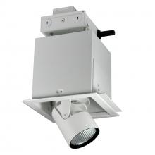 Nora NMRTLGPD-11D1L2030SW - Pull-Down LED Trimless 1-Head MLS, 30W / 2100lm per Head, Spot, 3000K, White, 120V Triac/ELV/0-10V