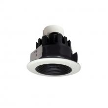 Nora NRMC3-42L127FBW - 4" Marquise III Retrofit, Black Baffle/White Flange, 120-277V; 0-10V Dimming, 1300lm / 12W,