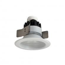 Nora NRMC3-52L130FWW - 5" Marquise III Retrofit, White Baffle/White Flange, 120-277V; 0-10V Dimming, 1300lm / 12W,