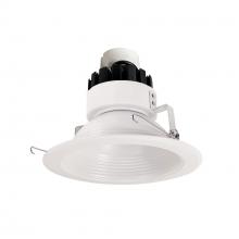 Nora NRMC3-62L127NWW - 6" Marquise III Retrofit, White Baffle/White Flange, 120-277V; 0-10V Dimming, 1300lm / 12W,