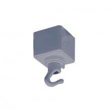 Nora NT-308S - Utility Hook for Track, Silver Finish