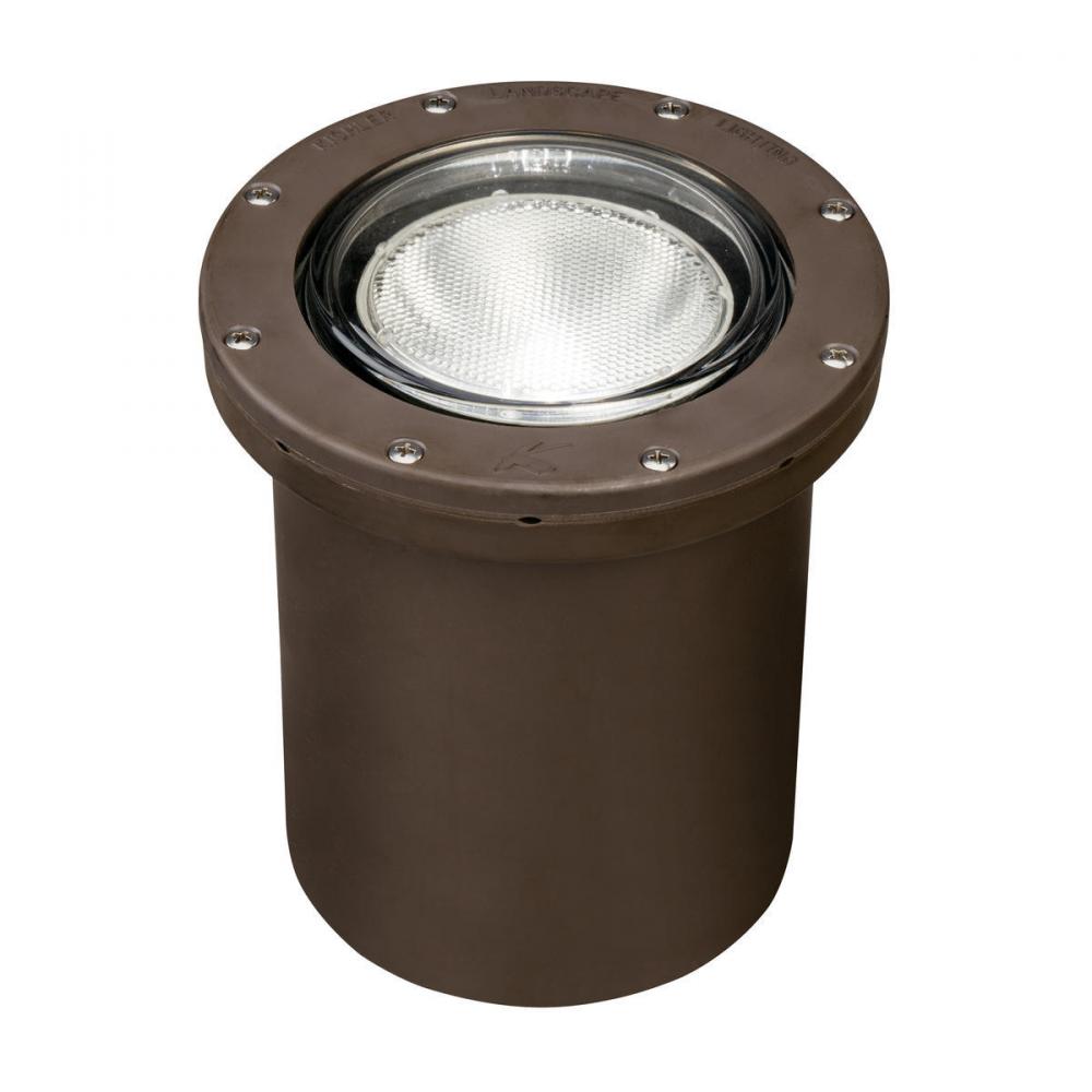 Small In-Ground PAR20/PAR30 Well Light Architectural Bronze