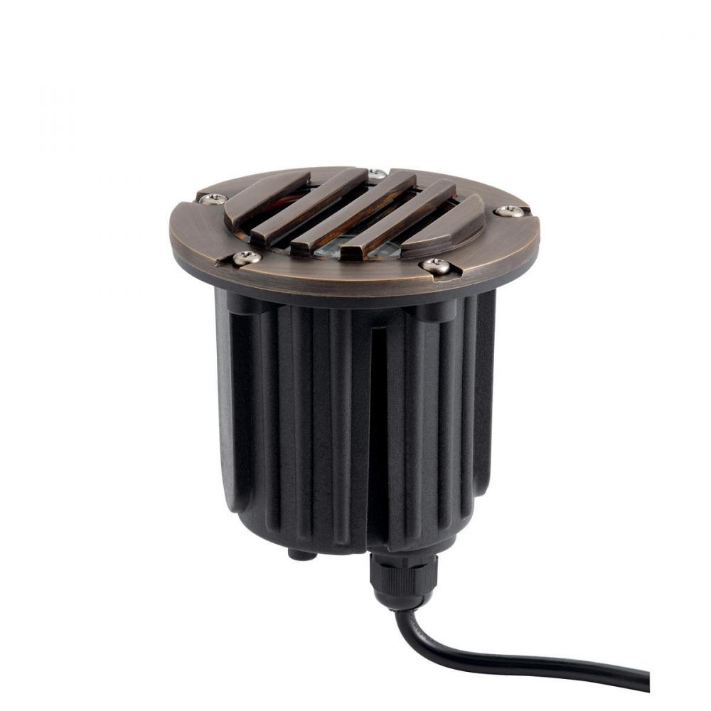 12V In-Ground Brass Rock Guard Centennial Brass