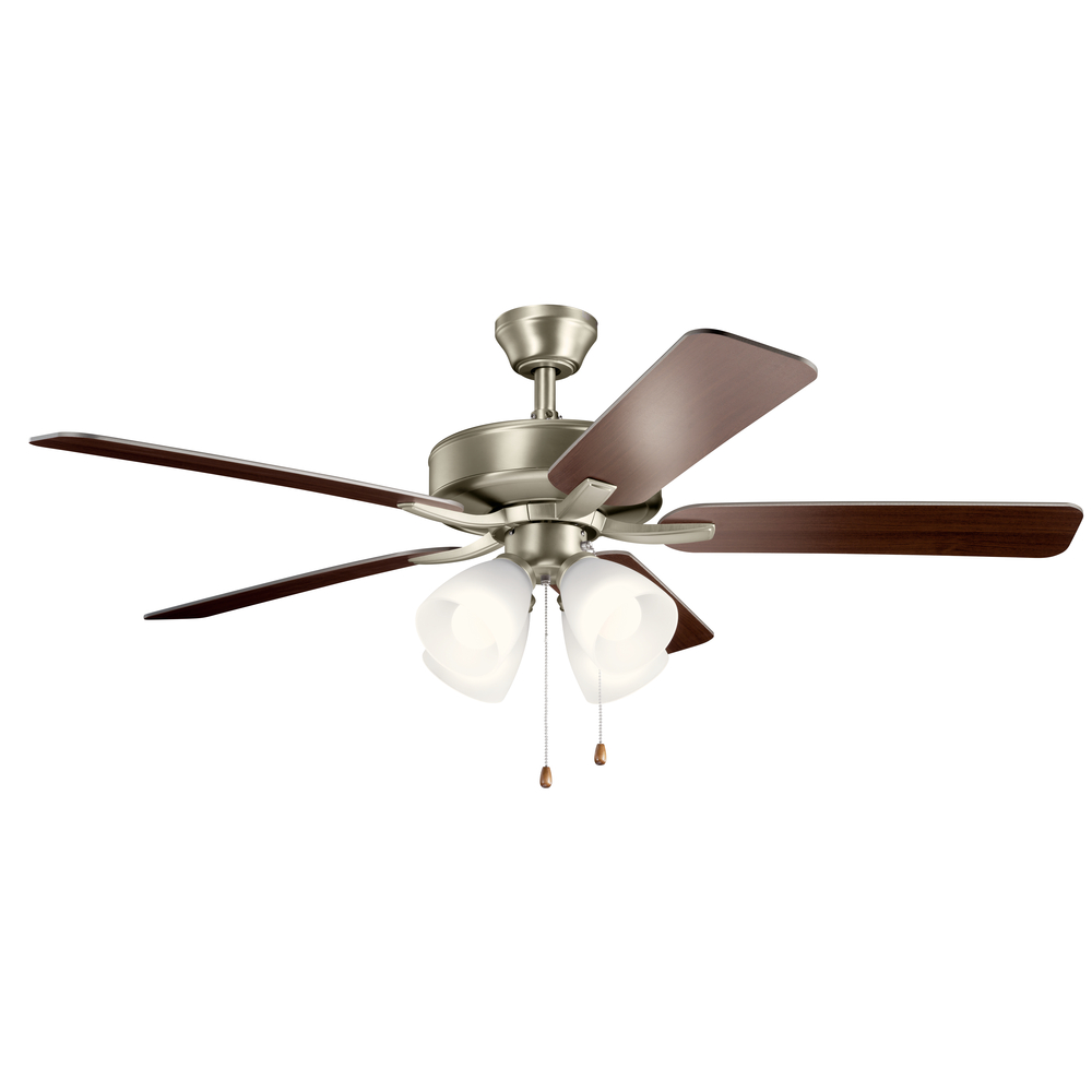 52" Basics Pro Premier Fan Brushed Nickel