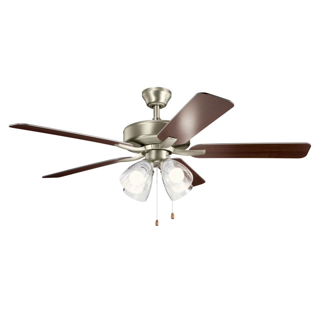 52" Basics Pro Premier Fan Brushed Nickel