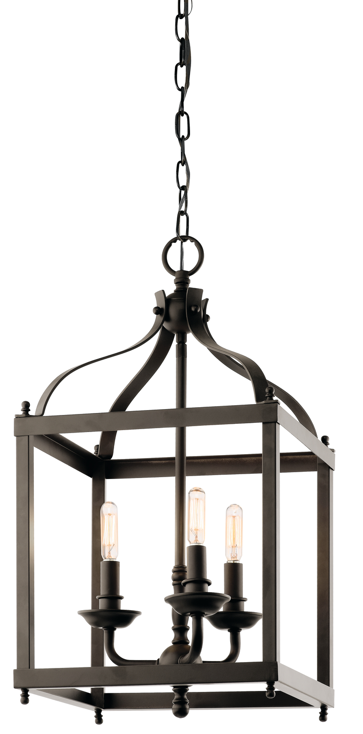 Larkin 22.25" 3 Light Pendant in Olde Bronze