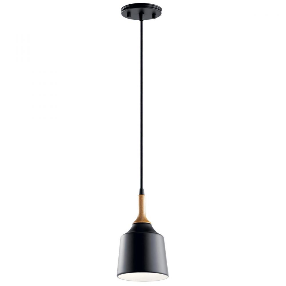 Danika 1 Light Mini Pendant Black