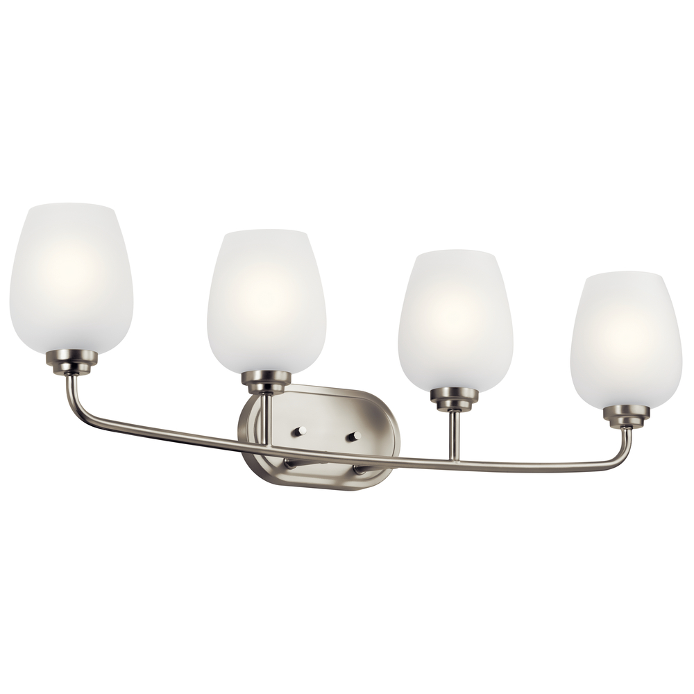 Valserrano 33.5" 4 Light Vanity Light Brushed Nickel