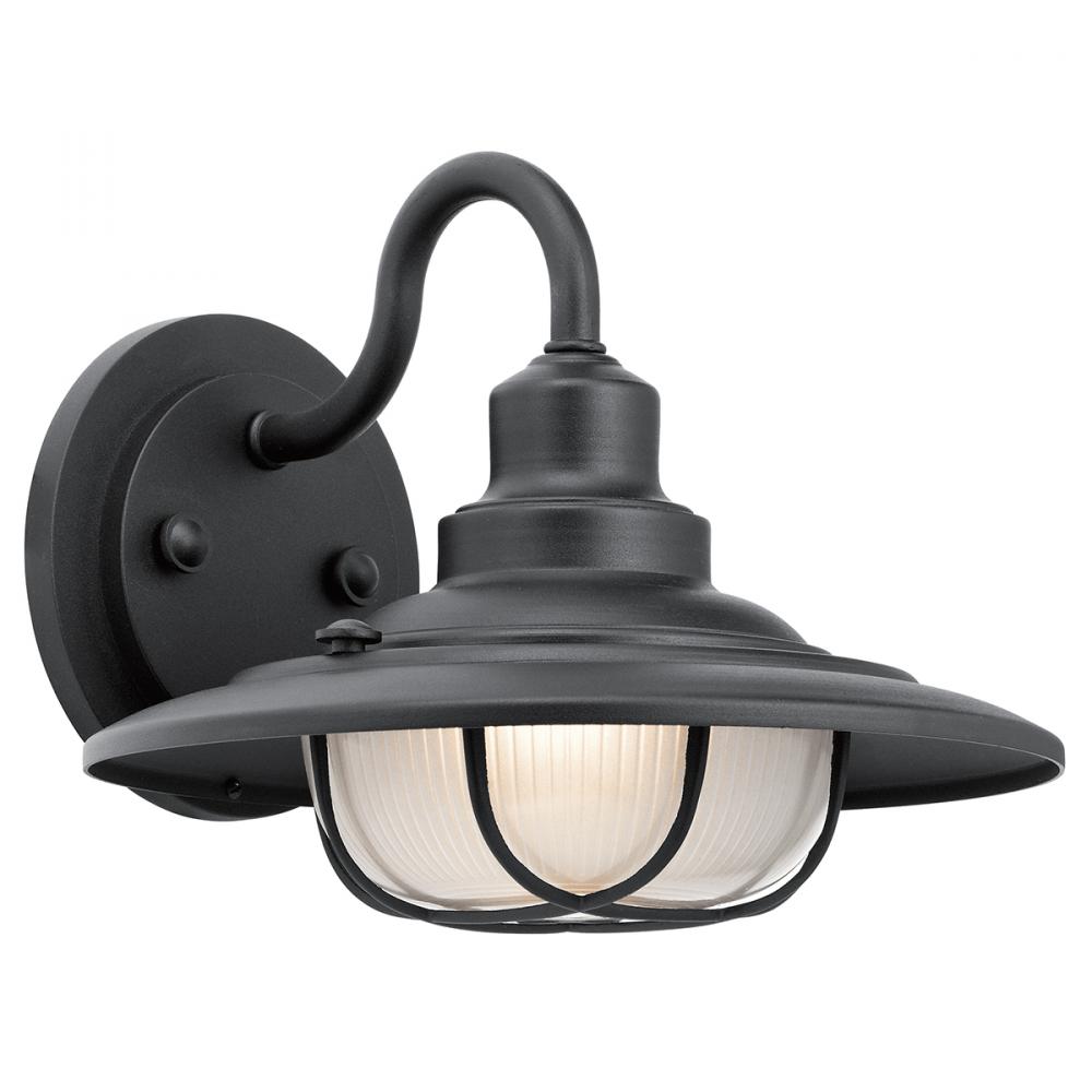 Harvest Ridge 1 Light Wall Light Textured Black