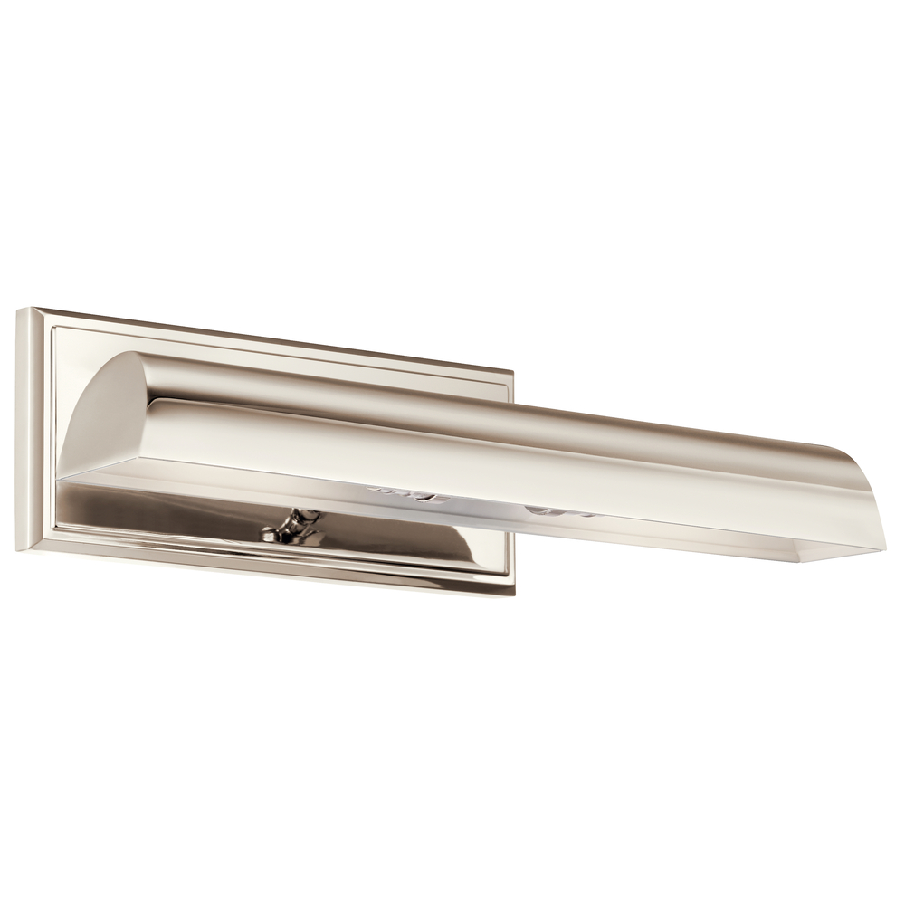 Carston 18 Inch 2 Light LED Picture Light in Polished Nickel