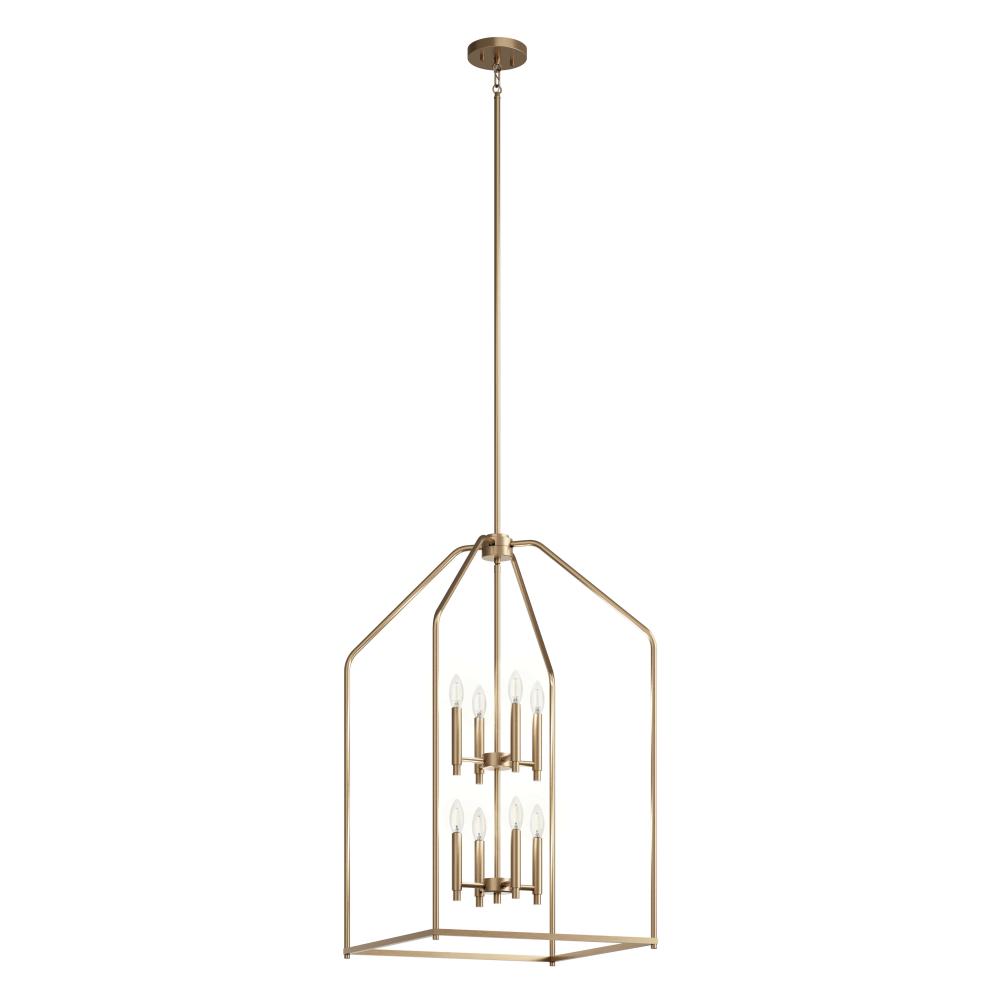 Madden 43" 8 XL Light Foyer Pendant in Champagne Bronze