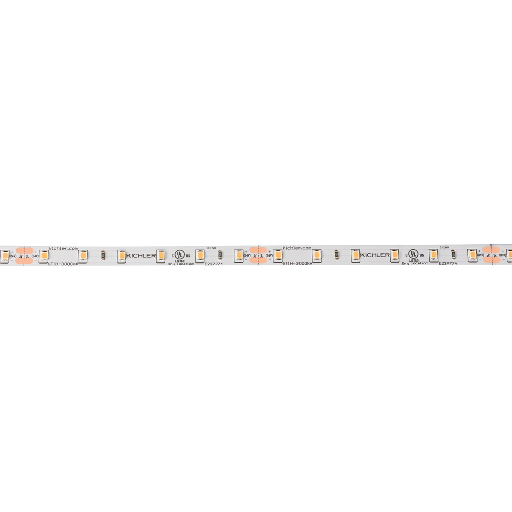 6T 20' 2700K 24V Standard Output Dry LED Tape White
