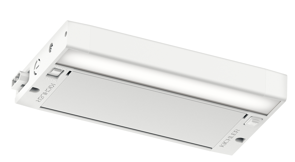 6U 8" 2700K/3000K LED Cabinet Light Textured White