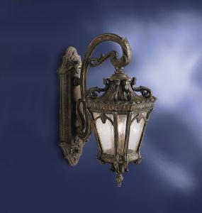Tournai 24" 2 Light Outdoor Wall Light with Clear Seeded Glass in Londonderry