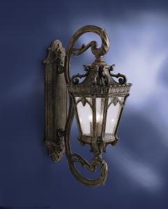 Tournai 37.75" 4 Light Outdoor Wall Light with Clear Seeded Glass in Londonderry