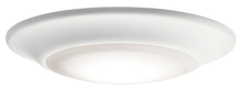 Kichler 43878WHLED30 - Downlight Gen I 6" 3000K LED Flush Mount White