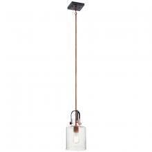 Kichler 52035ACO - Kitner 7" 1 Light Pendant Antique Copper