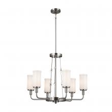 Kichler 52451CLP - Vetivene 29" 6 Light Chandelier Classic Pewter