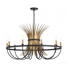 Kichler 52459BK - Felicity 37" 9 Light Chandelier Black
