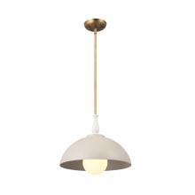 Kichler 52476GRG - Thera 14" 1 Light Pendant Greige