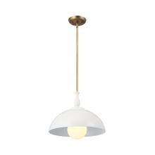 Kichler 52476WH - Thera 14" 1 Light Pendant White