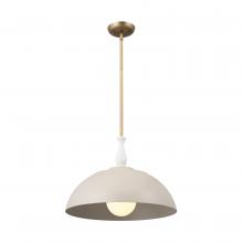 Kichler 52477GRG - Thera 18" 1 Light Pendant Greige