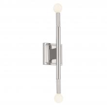 Kichler 52556PN - Odensa 17 Inch 2 Light Wall Sconce in Polished Nickel