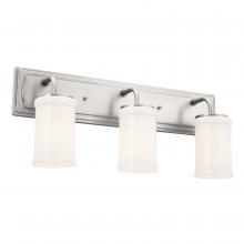 Kichler 55131CLP - Vetivene 10" 3 Light Vanity Light Classic Pewter