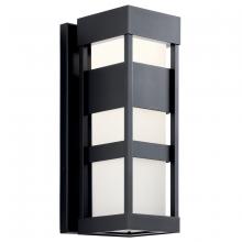 Kichler 59036BKLED - Ryler LED 3000K 18" Wall Light Textured Black