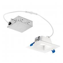 Kichler DLRC04S3090WHT - Direct-to-Ceiling 4 inch Square Recessed 30K LED Downlight in White