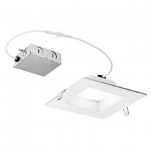 Kichler DLRC06S2790WHT - Direct-to-Ceiling 6 inch Square Recessed 27K LED Downlight in White