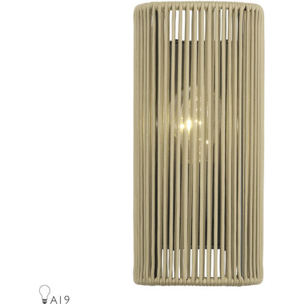 1 Light English Bronze ADA Sconce
