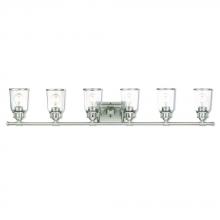 Livex Lighting 10516-91 - 6 Lt BN Bath Vanity