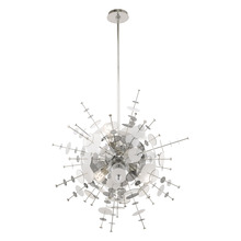 Livex Lighting 40076-05 - 6 Lt Polished Chrome Pendant Chandelier