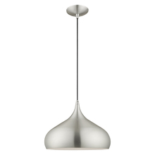 Livex Lighting 41173-66 - 1 Lt Brushed Aluminum Mini Pendant