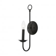 Livex Lighting 42681-04 - 1 Light Black Single Sconce