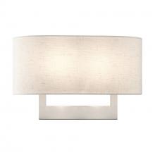 Livex Lighting 42934-91 - 2 Light Brushed Nickel Large ADA Sconce