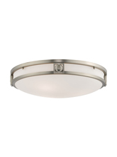 Livex Lighting 4488-91 - 3 Light Brushed Nickel Ceiling Mount