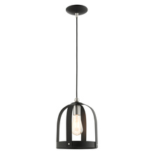 Livex Lighting 49642-14 - 1 Lt Textured Black Mini Pendant