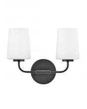 Lark 853452BK - Small Two Light Vanity