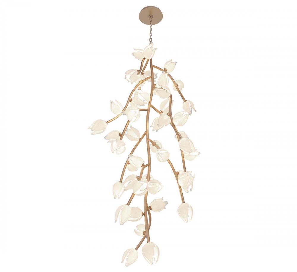 Belluno, 48 Light LED Grand Chandelier, Champagne Gold