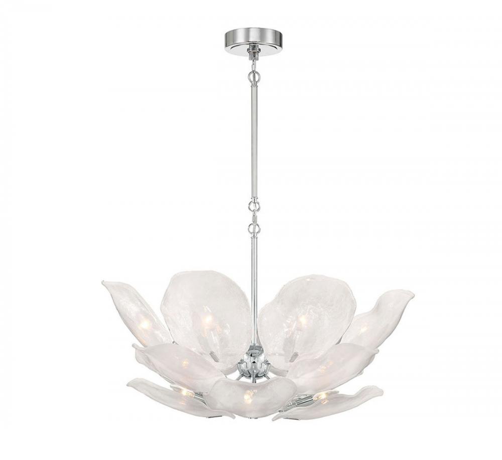 Corato, 16 Light Chandelier, Chrome